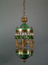 Green Brass Lantern