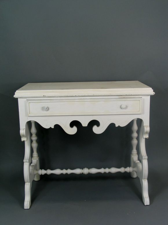 Circa 1910 Intricately  scrolled table
