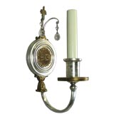 1910 Silver Plate Single Sconce( 1 available) 1910 Silver Plate Single Sconce( 1 available)