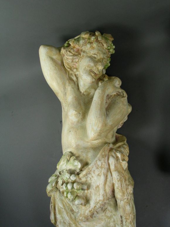 Italian  Neoclassical Plaster Wall Figures, circa 1920s