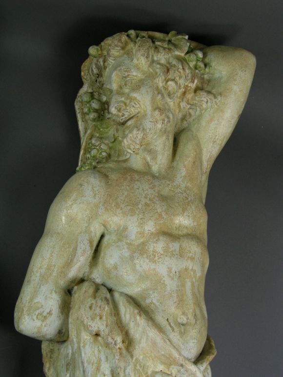  Neoclassical Plaster Wall Figures, circa 1920s In Good Condition In Douglas Manor, NY