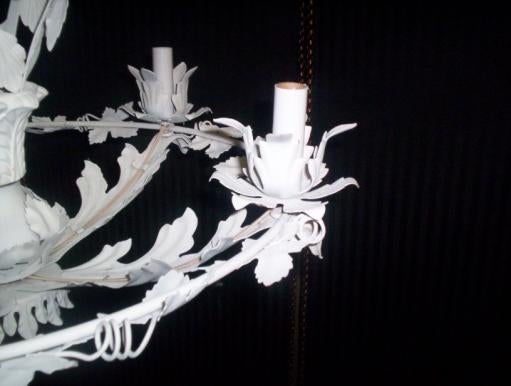Ring tole chandelier