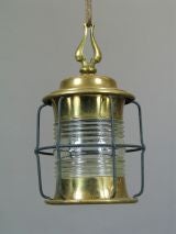 Brass nautical lantern