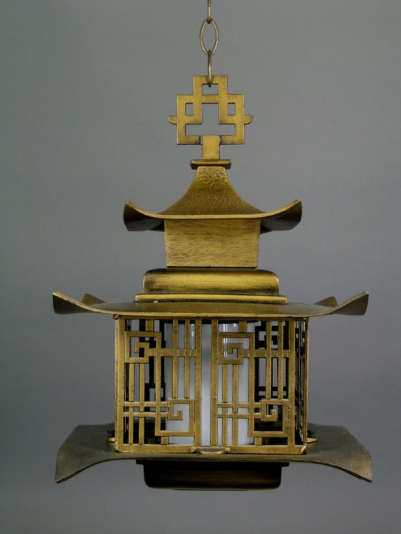 Circa 1950's Pagoda Lantern