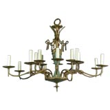 Circa 1940
s Large French 12 light Chandelier