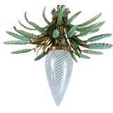 Circa 1940
s art glass pendant