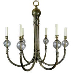 ONSALE Large Deco Brass Chandelier 11