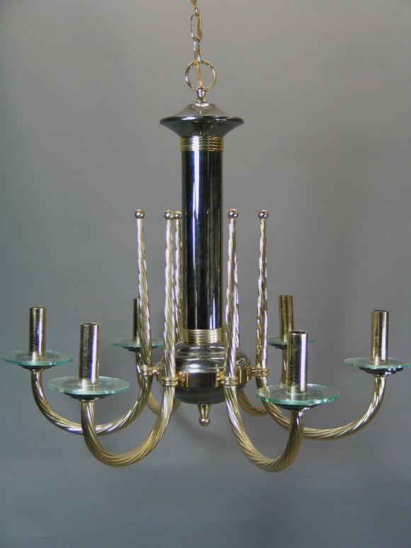 Italian Gun Metal Chandelier
