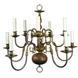 ON SALE Flemish  Style Two Level 10 lite  Chandelier
