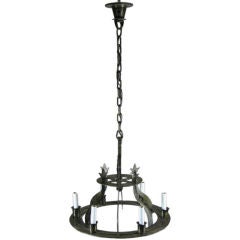 Antique Circa 1910 Arts and Craft Chandelier