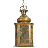 Late 19th century Copper and Mica Lantern
