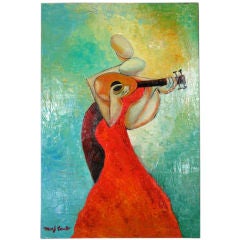 "Pasion De La Musica" Oil Painting 6