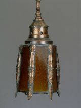 Arts and Crafts Copper Lantern