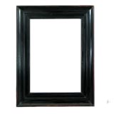 Late 19th century  Black Wood frame