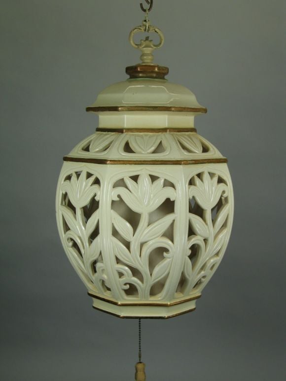 Large Ceramic Lantern For Sale at 1stdibs