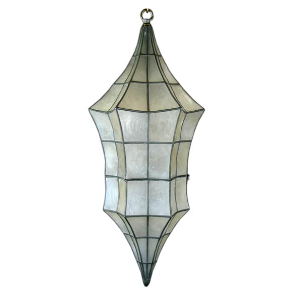 Pagoda Capiz Shell Pendant