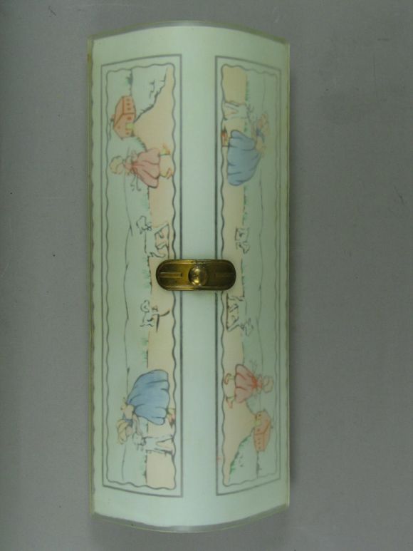 Circa 1930's nursery rhyme cieling /wall fixture
