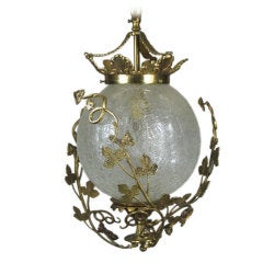 Crackle Glass Pendant