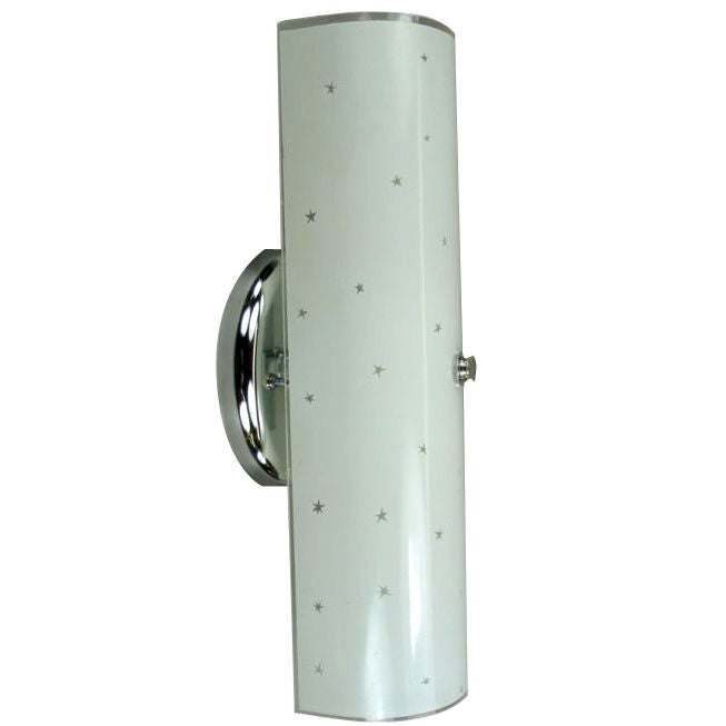 Pair Star Glass Sconce