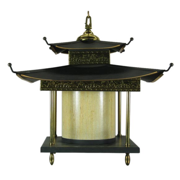 Black  or Red Pagoda Lantern (2 available)