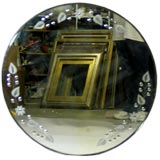 French Wheel cut mirror