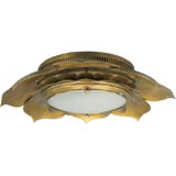 French  lotus flower flushmount/wall mount  fixture