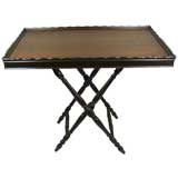 Antique Folding Tray Table