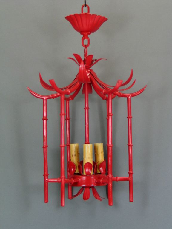 Italian Red Pagoda Lantern