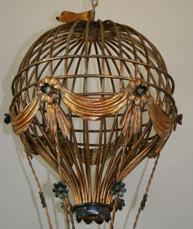 hot air balloon chandelier 1920