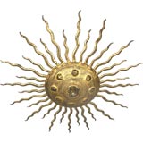 Italian sunburst flushmount/pendant