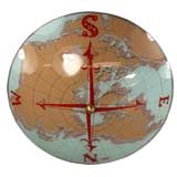 Compass  Map Flush Mount  Two available