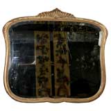 Hand carved beveled glass mirror Hand carved beveled glass mirror