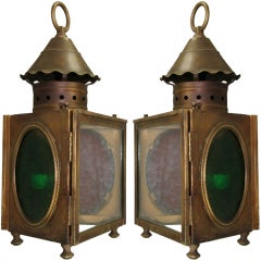 Pair of Nautical Wall Lanterns 5