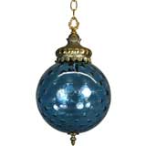 Murano  blue glass pendant