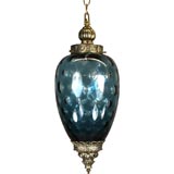 Murano blue glass pendant