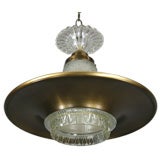 Vintage Circa 1940
s Italian Pendant (8 Available)/polished aluminum