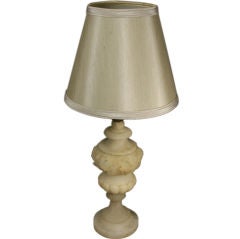 Circa 1920
s single marble lamp