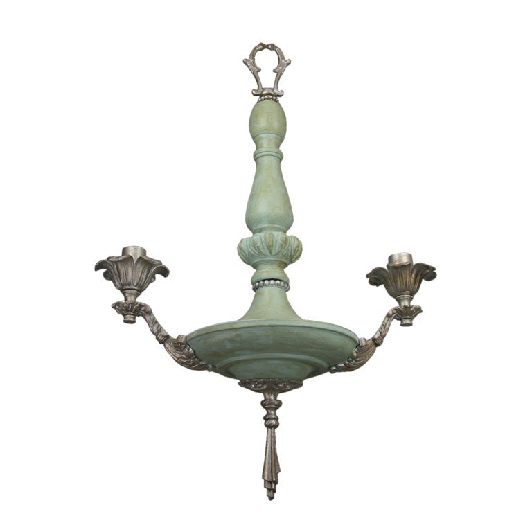 Acquamarine Silvered Brass Fixture     (2 availble)