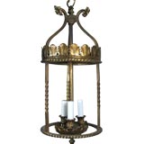 Circa 1920
s Italian bronze lantern