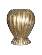 Large Italian hand hammered vase