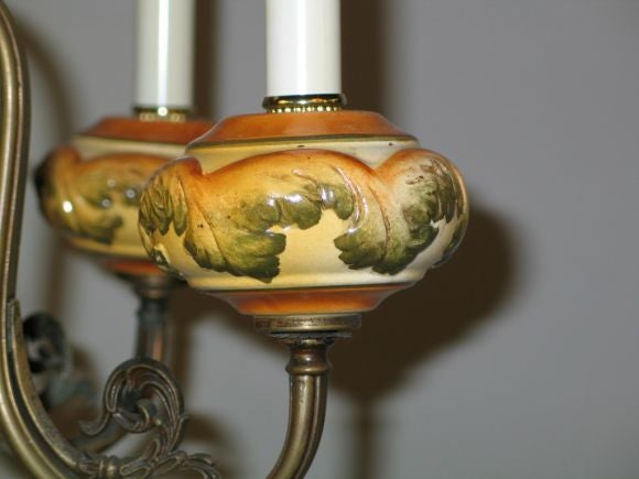 italian ceramic chandelier