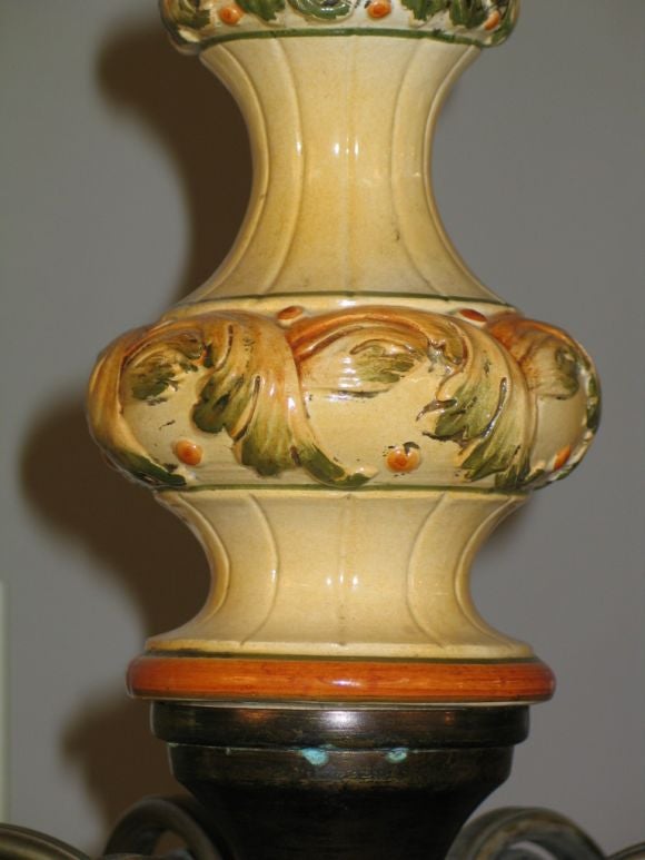 vintage ceramic chandelier