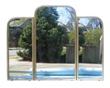 Deco triptic mirror