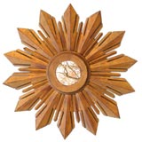 Wood star mirror