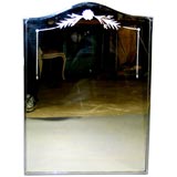 Chrome framed mirror