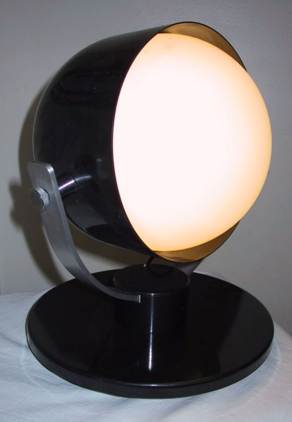 Mid-Century Modern Enzo Francesconi Pair of Rotating Lamp For Sale