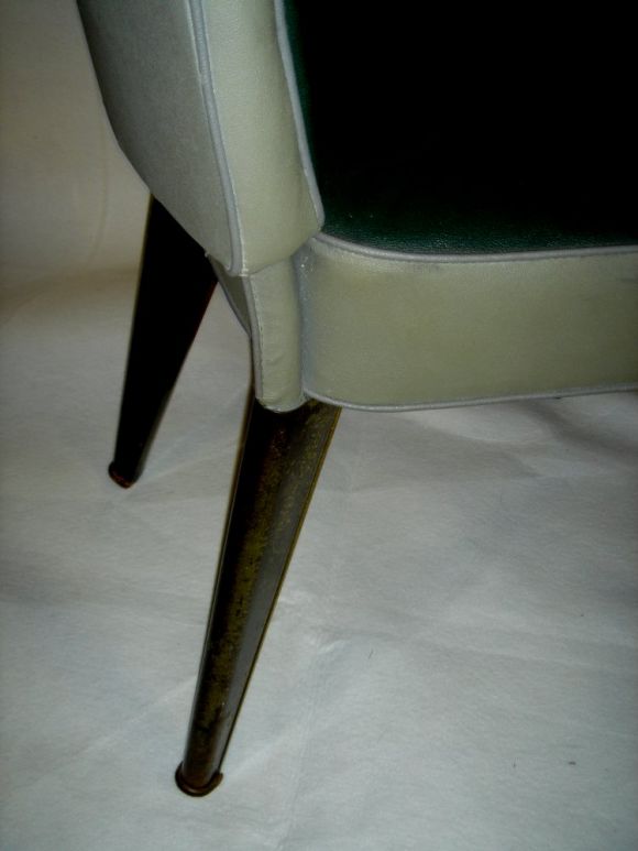 Satz von 6 Stühlen, 2 Sesseln von Dominique (Stahl) im Angebot