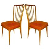 set of 4 chairs designed by J. RAMOS
