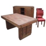 dining set by Charles Dudouyt