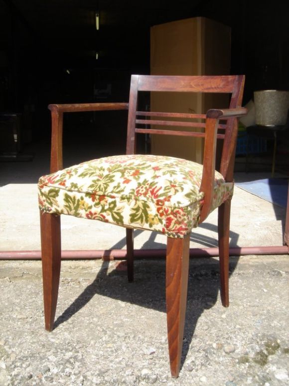 20th Century Pair of Low Back Armchairs